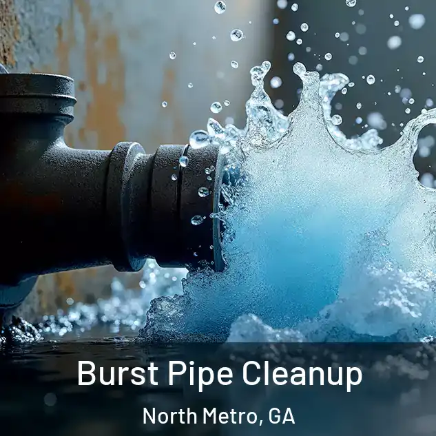  Burst Pipe Cleanup North Metro, GA