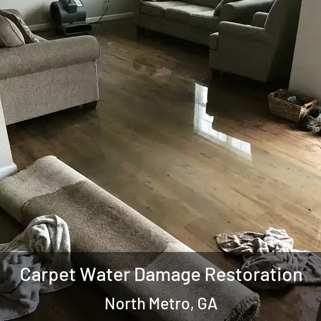  Carpet Water Damage Restoration North Metro, GA