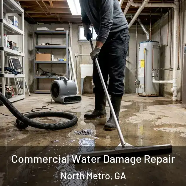  Commercial Water Damage Repair North Metro, GA