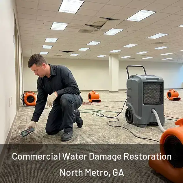  Commercial Water Damage Restoration North Metro, GA