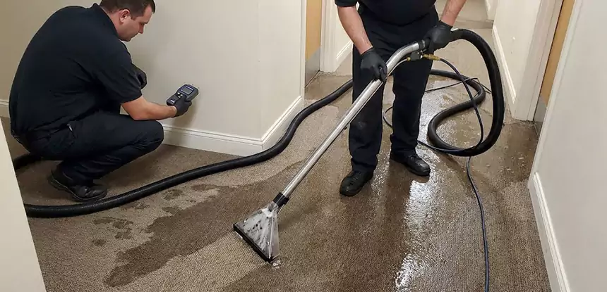 Basement Flooded Carpet Soaked Recovery in North Metro