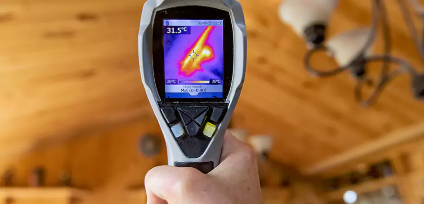 Infrared Camera Roof Leak Detection in North Metro