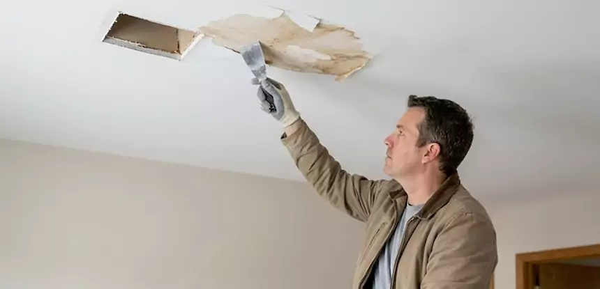 Dry Ceiling After Water Leak in North Metro