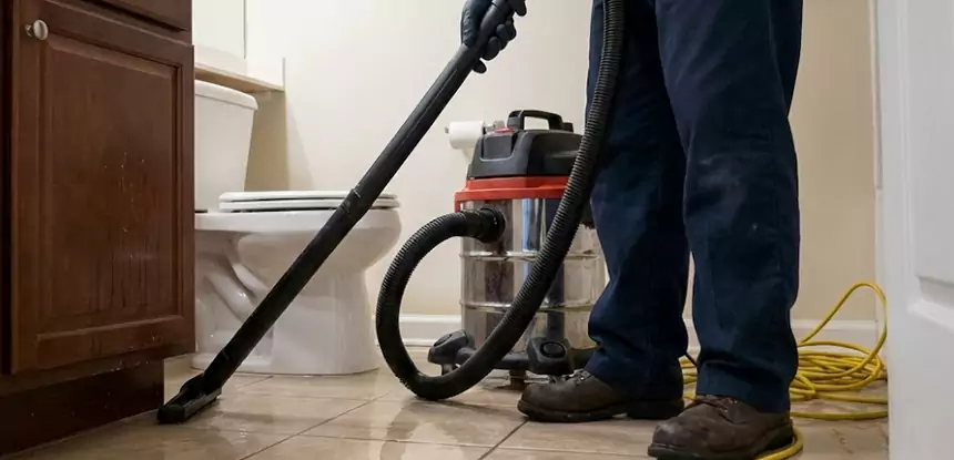 Fix Bathroom Floor Water Damage North Metro