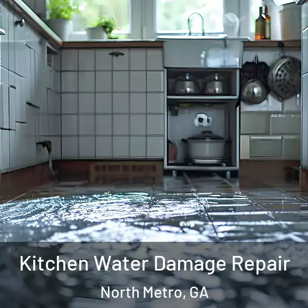  Kitchen Water Damage Repair North Metro, GA