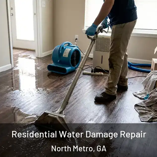  Residential Water Damage Repair North Metro, GA