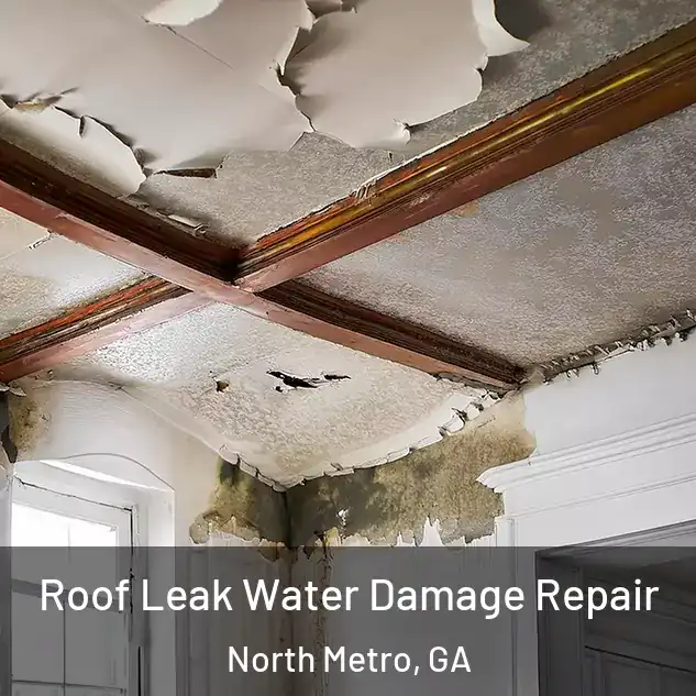  Roof Leak Water Damage Repair North Metro, GA