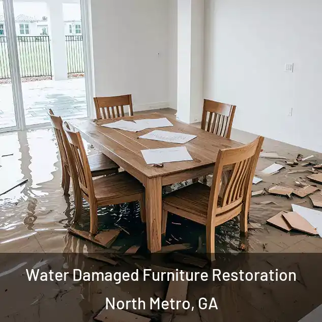  Water Damaged Furniture Restoration North Metro, GA